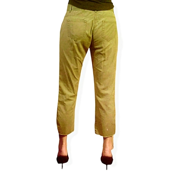 DKNY Studded Crop Khaki Pants - Size 5 - Picture 4 of 12